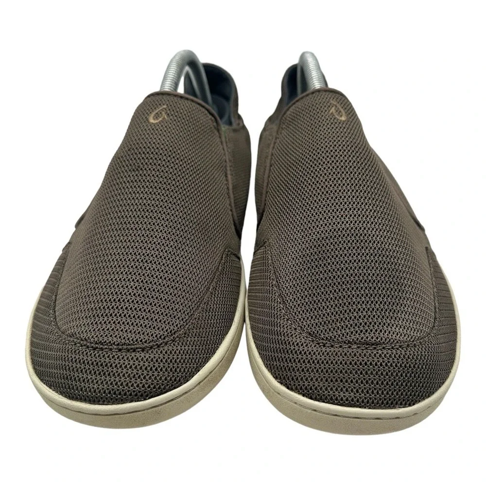 Olukai Nohea Mesh Sneakers Men's Size 10 Green Mustang Lime Peel Slip On‎ Shoes